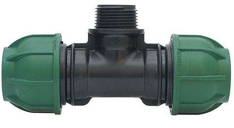 Трійник КОМ-НР 75 х 2 1/2" х 75 IRRITEC SIPLAST